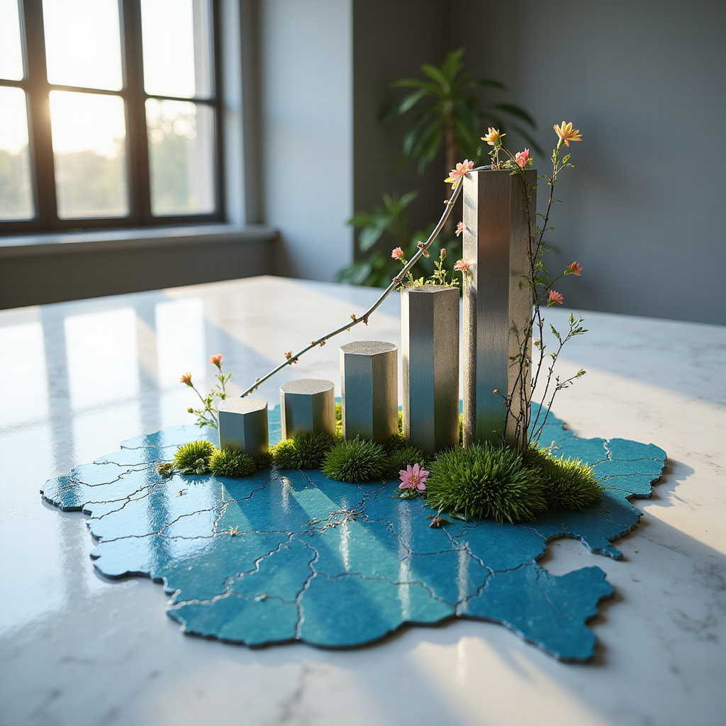 Wykres gospodarczy przedstawiający spadek i wzrost PKB Rumunii na tle innych krajów Europy Środkowo-Wschodniej