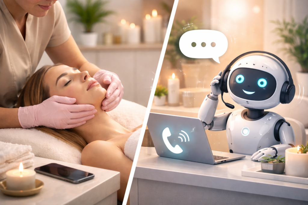 narzędzie AI dla branży beauty - inteligentna sekretarka AI, która odbiera i umawia wizyty gdy Ty pracujesz lub nie ma Cię w salonie