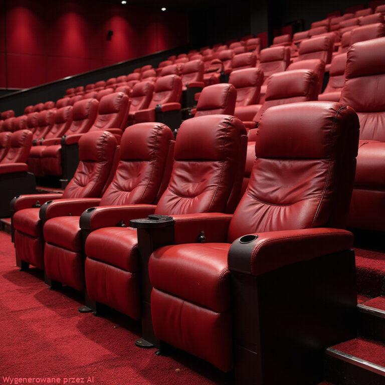 Wnętrze nowoczesnego kina premium AMC ODEON Luxe z fotelami recliner