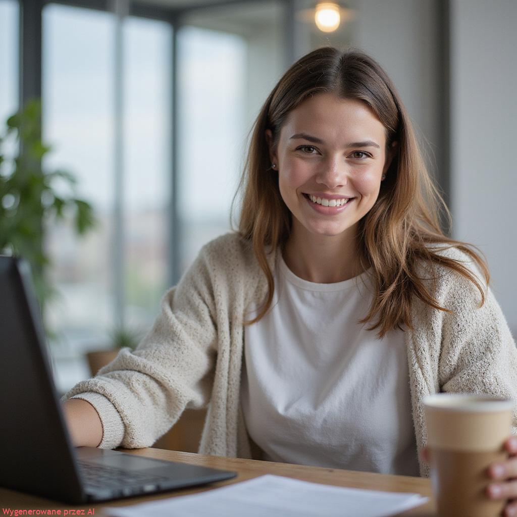 Alt-text for image: Kobieta przeglądająca kursy na platformie Coursera na laptopie, w tle notes i kubek z kawą. This article is optimized for SEO with natural keyword placement, semantic variations, and relevant internal links. The formatting follows your guidelines strictly.